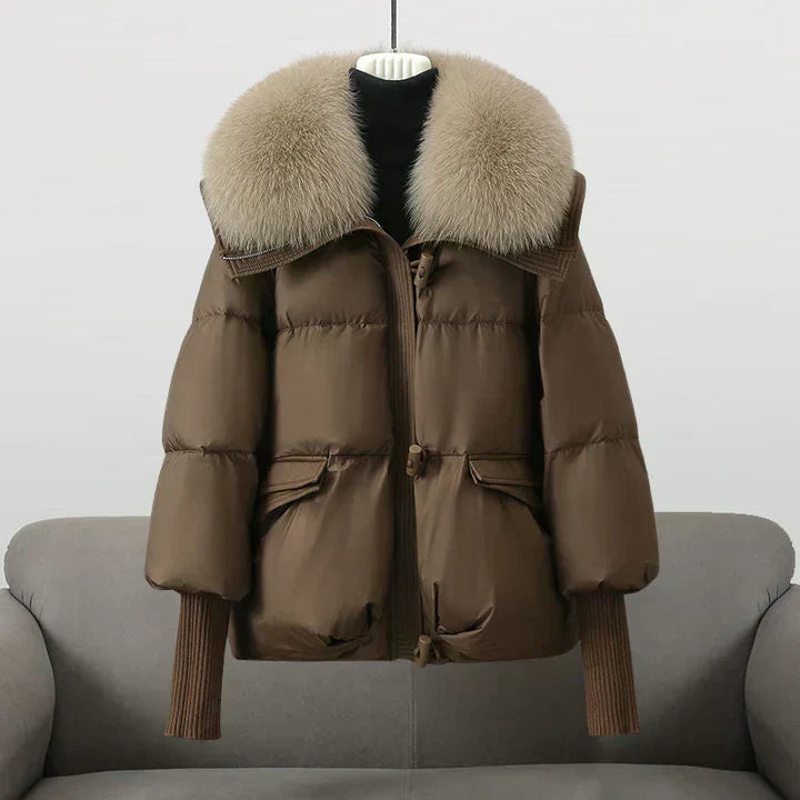 Women's Indi - Elegant coat in White | Invictora.com