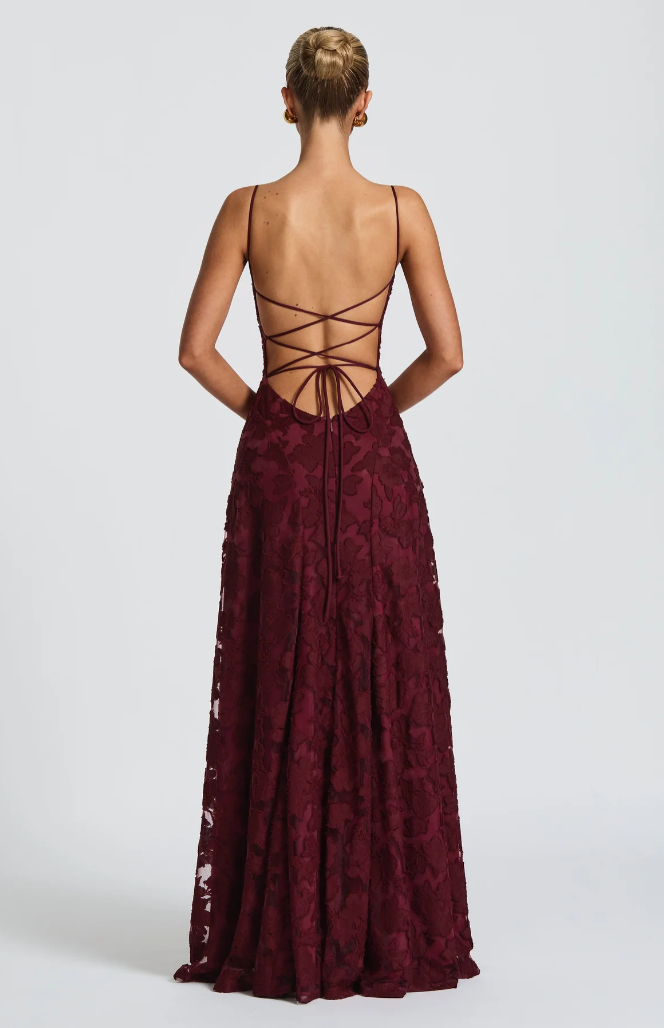 Women's Selvira - Elegant Lace Maxi Evening Dress product image | Invictora.com