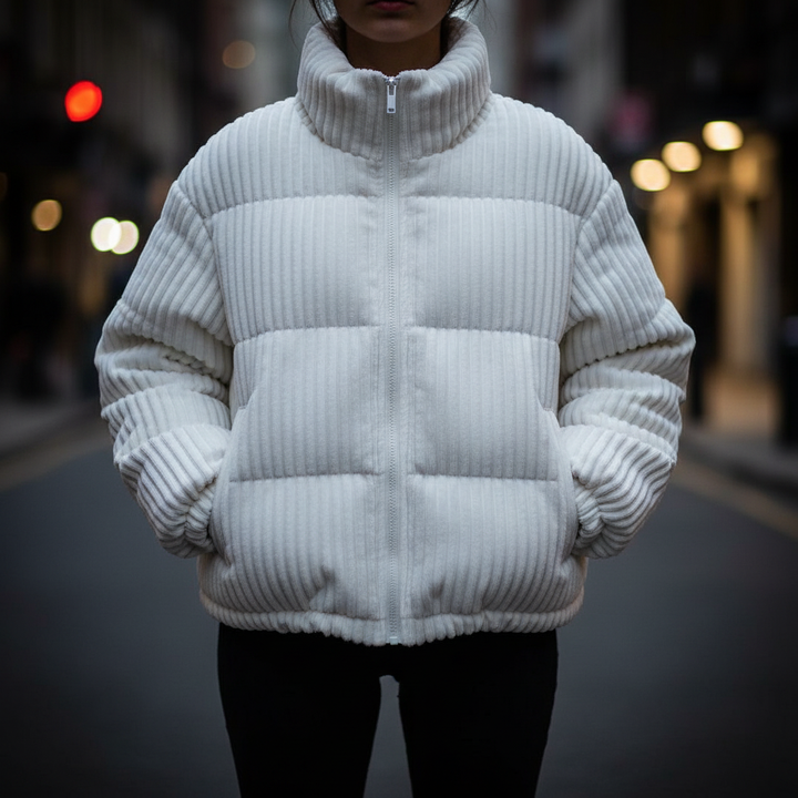 Women's Zurich Quilted Puffer Jacket in Pink | Invictora.com