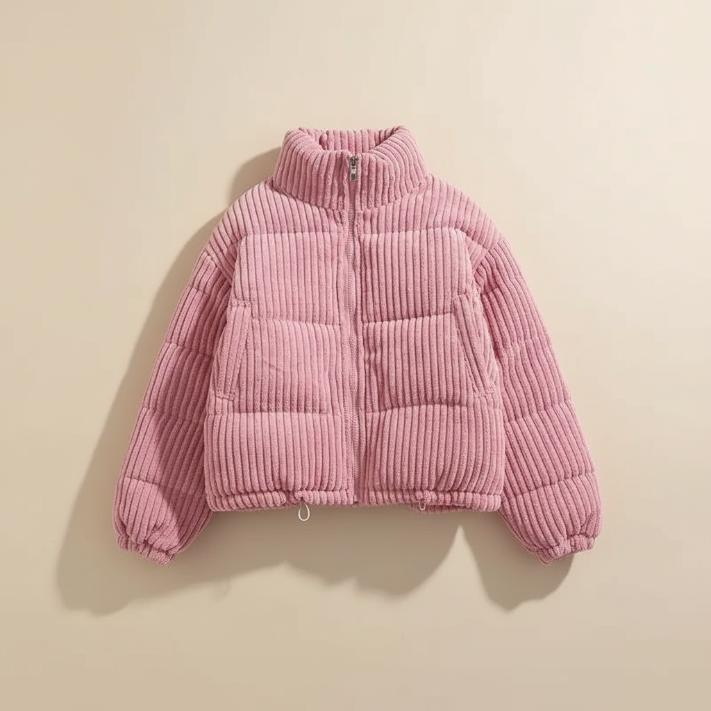 Women's Zurich Quilted Puffer Jacket in Black | Invictora.com