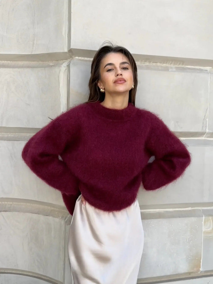 Women's Jumper – Mohair-Blend Relaxed Knit