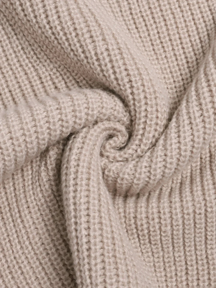 Women's Sienna Cashmere Pullover in Taupe | Invictora.com
