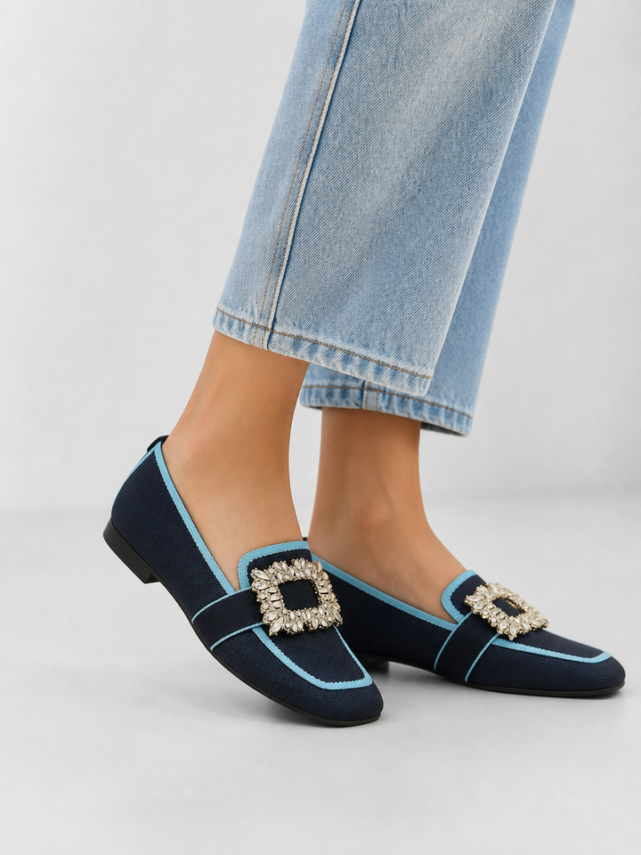 Women's Comfort Buckle Loafers - Timeless Everyday Elegance product image | Invictora.com