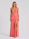 Women's Halterneck Maxi Dress – Wedding Guest Gown | Invictora.com