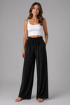 Women's High-Waisted Wide-Leg Trousers - Relaxed Fit product image | Invictora.com