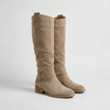 Women's Knee-High Slouch Boots - Suede Look Elegance product image | Invictora.com