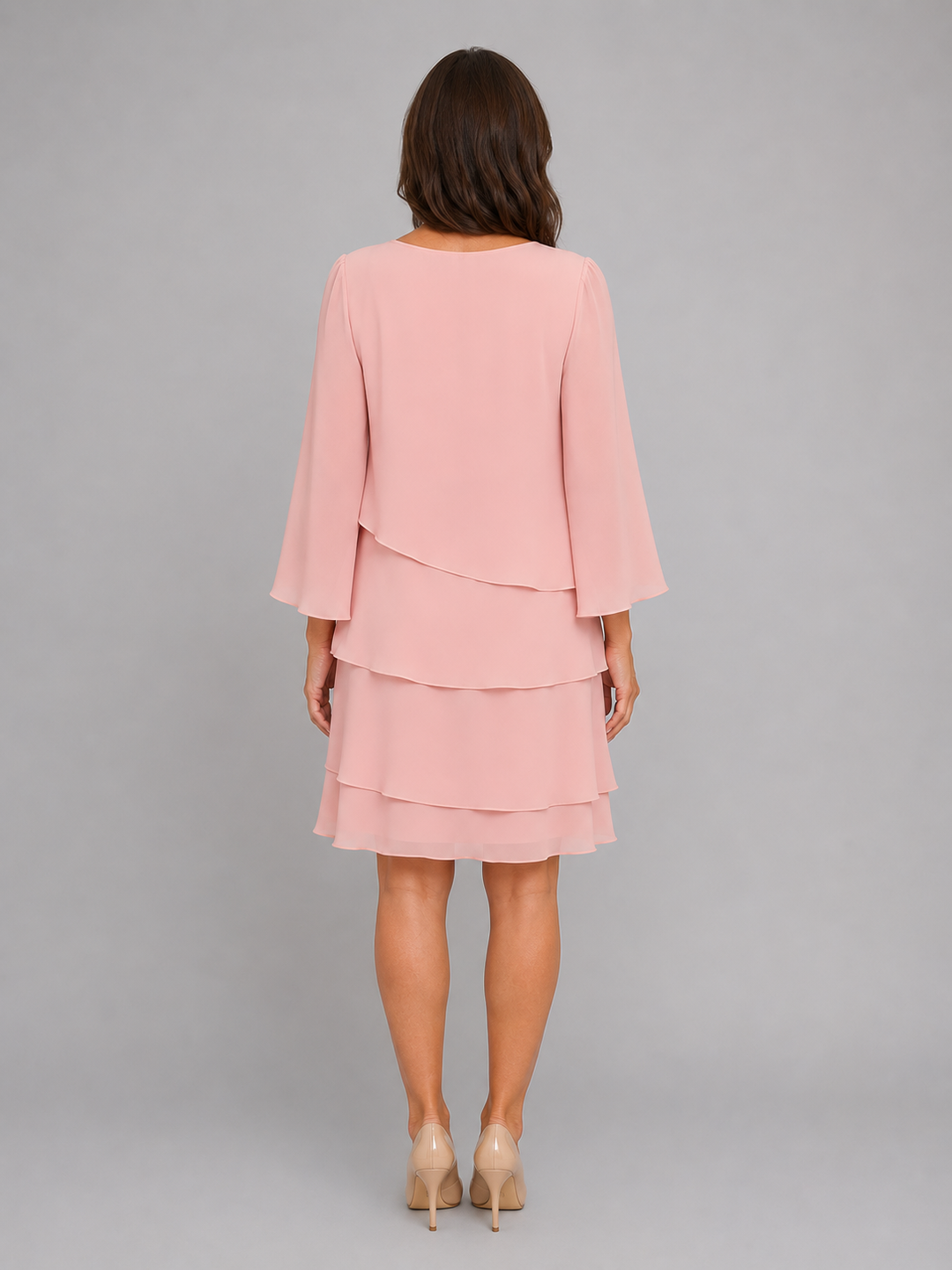 Women's Tamsin Tiered Chiffon Dress product image | Invictora.com