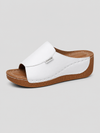 Women's Leather Look Comfort Slide Sandals - Effortless Summer Style product image | Invictora.com