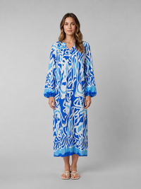 Women's Relaxed Print Maxi Dress – Flattering Summer Holiday Style
