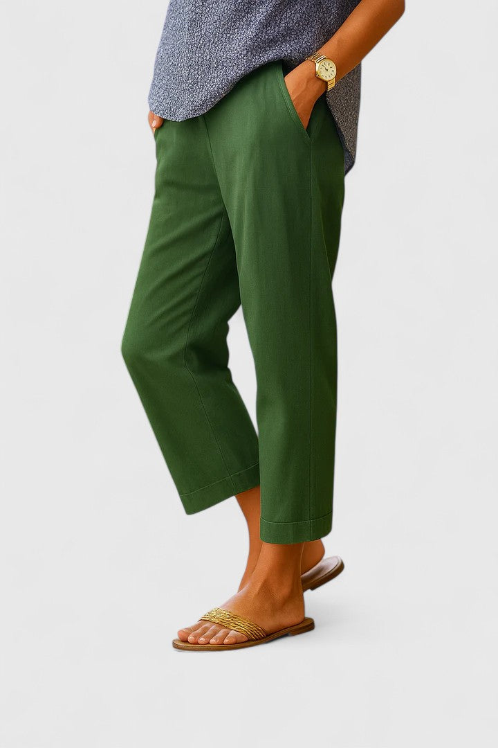 Women's Relaxed Summer Trousers - Lightweight Comfort product image | Invictora.com