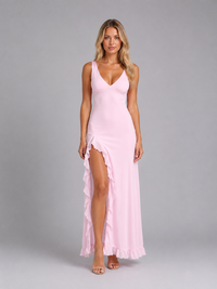 Women's Bernadette Ruffle Maxi Dress