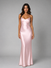 Women's Satin Feel Maxi Dress - Sculpted Fit Evening Gown product image | Invictora.com