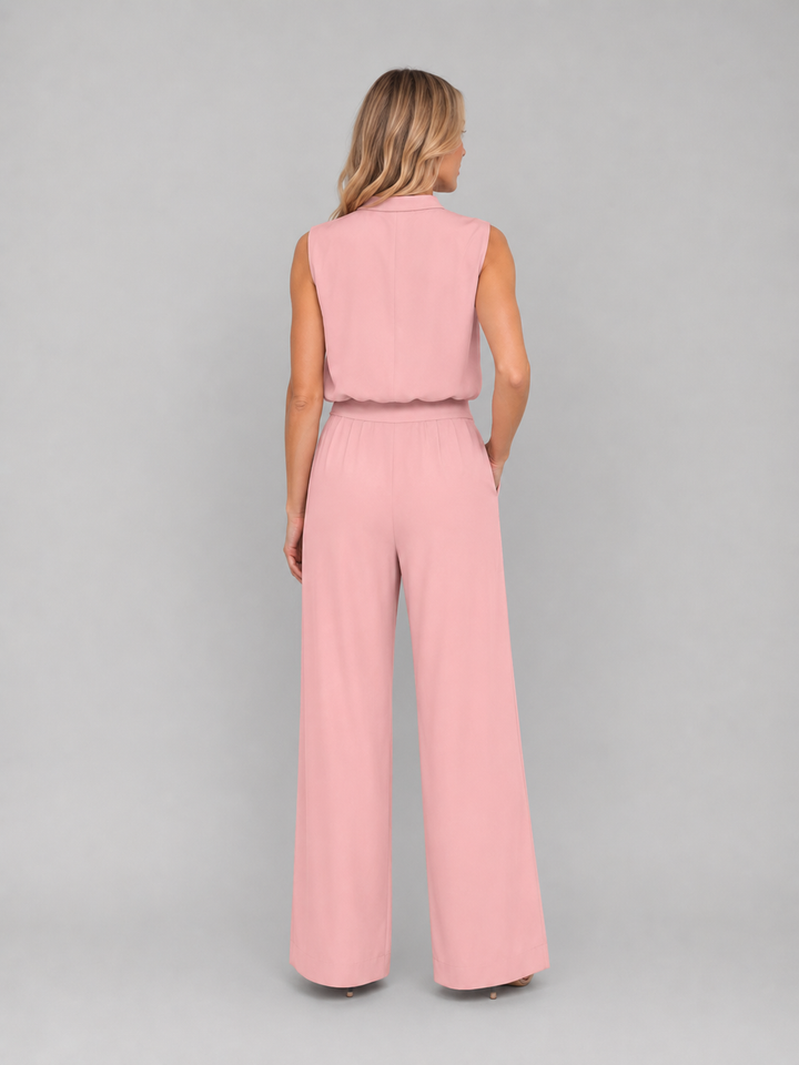 Women's Sleeveless Wide Leg Co-Ord Set - Casual Two-Piece Outfit product image | Invictora.com
