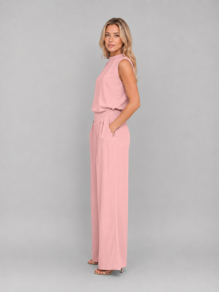 Women's Sleeveless Wide Leg Co-Ord Set - Casual Two-Piece Outfit product image | Invictora.com