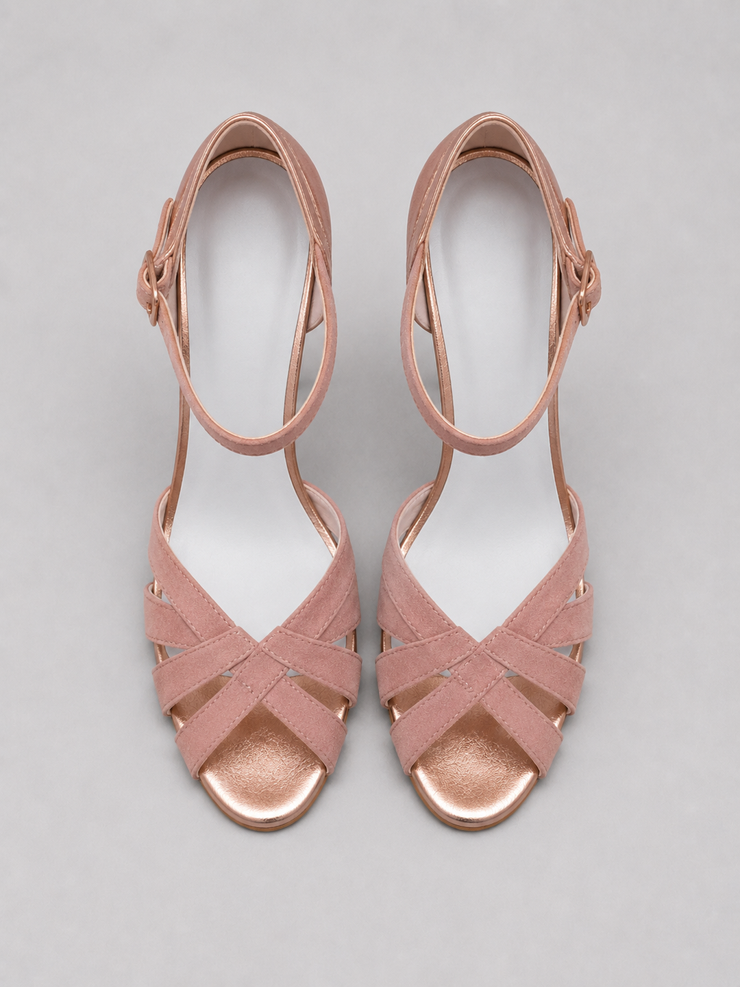 Women's T-Strap Heels - Cushioned Mid Heel product image | Invictora.com