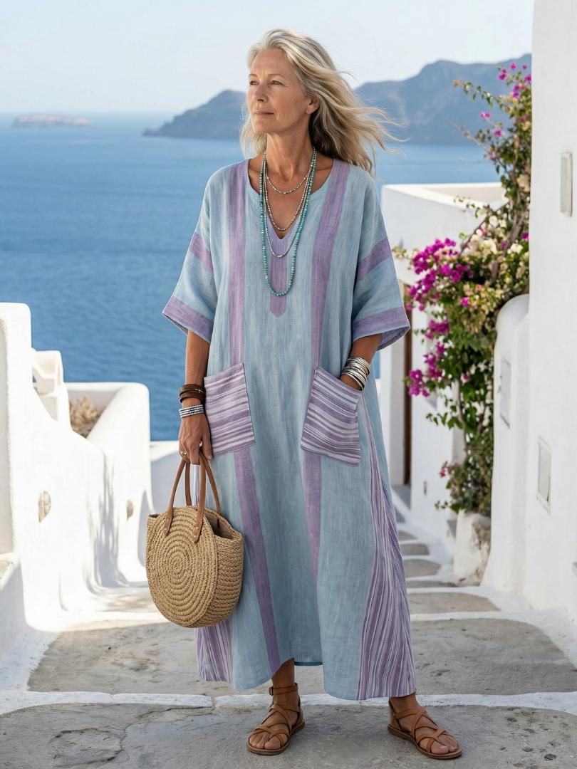 Women's Selene Linen Dress product image | Invictora.com