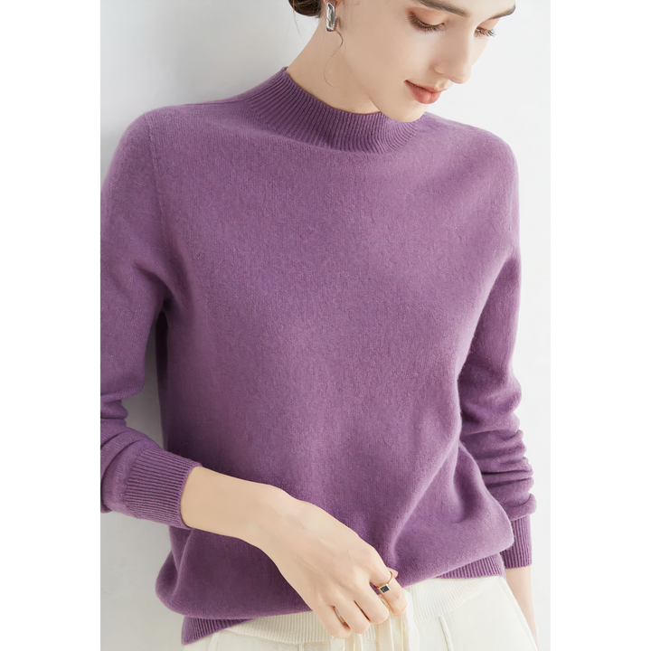 Women's Jumper – Soft Knit Crew Neck Winter