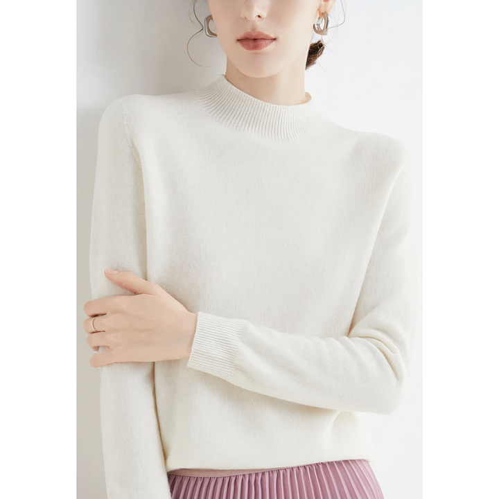 Women's Jumper – Soft Knit Crew Neck Winter