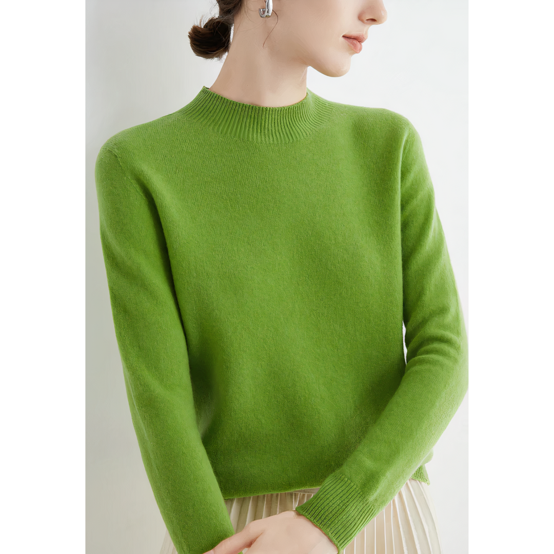 Women's Jumper – Soft Knit Crew Neck Winter