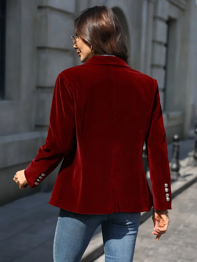 Women's Blazer – Fitted Single-Breasted Tailored