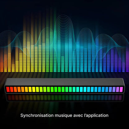 Barre LED RGB pour Bureau - Synchronisation Musique