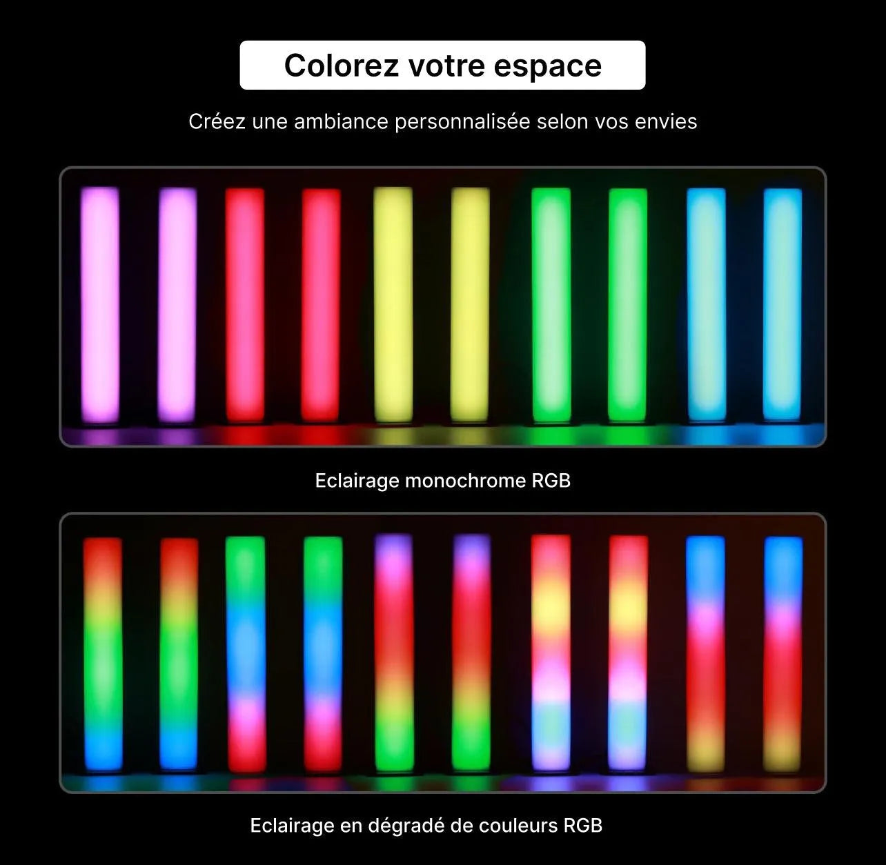 Barres LED RGB