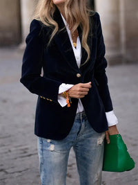 Women's Blazer – Fitted Single-Breasted Tailored