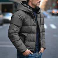 Drawstring-Hood Quilted Puffer Jacket in a Regular Fit