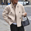 Women's Cosy Long Sleeve Stand Collar Coat
