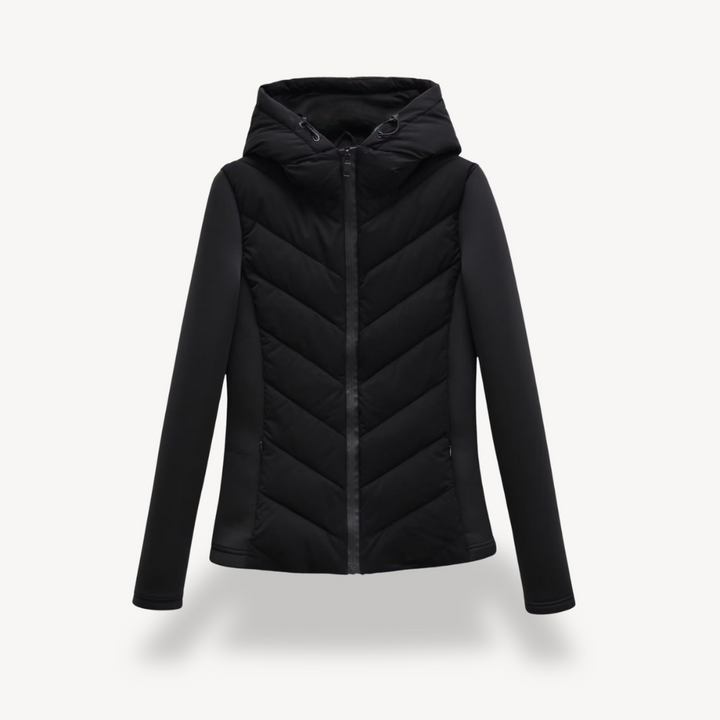 Women's Jacket – Chevron Quilted Hooded
