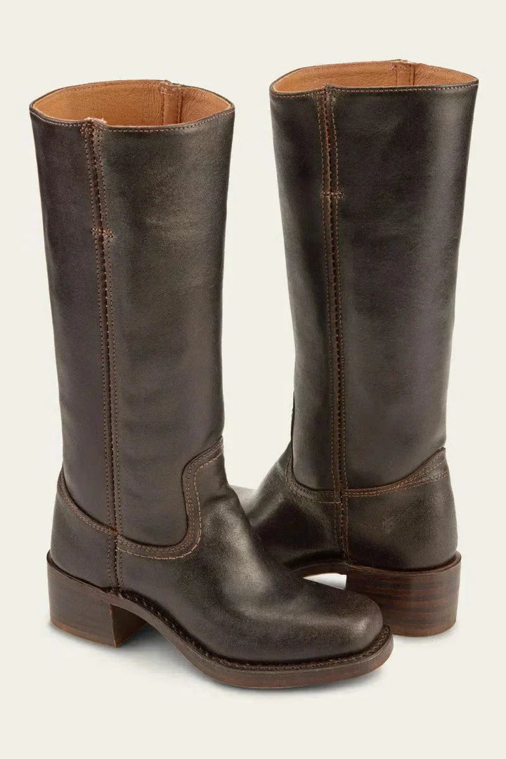Women's Block Heel Knee High Boots