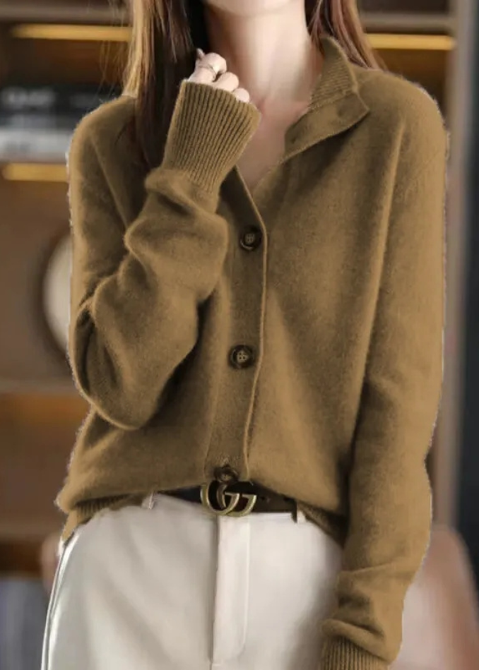 Women's Decorative-Button Cardigan