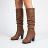 Women's Knee High Winter Boots – Chunky Block Heel