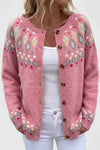 Women's Fair Isle Knit Button-Front Cardigan – Pattern