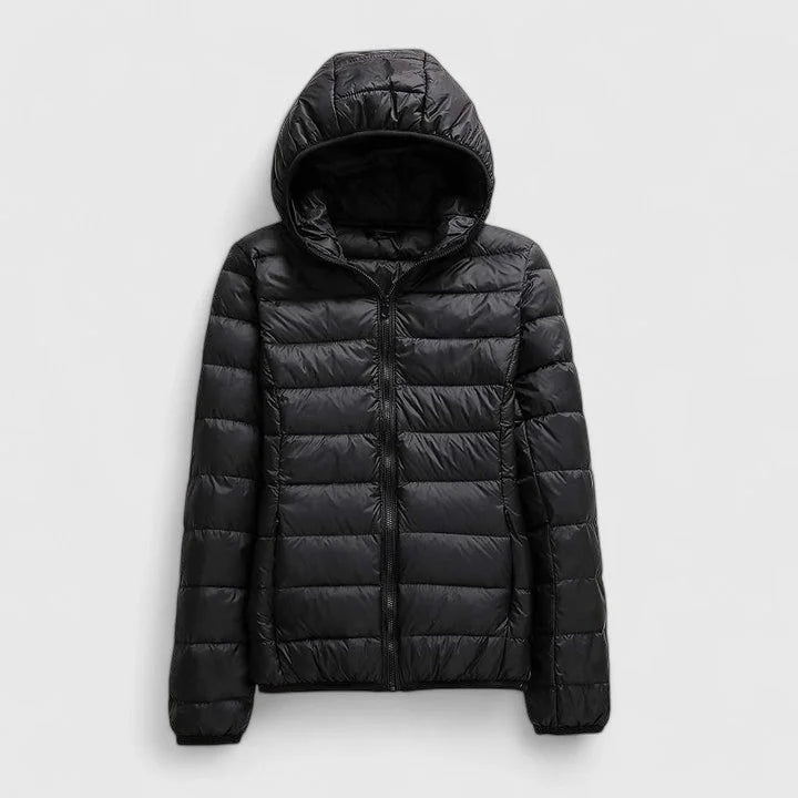 Women's Packable Quilted Zip-Up Puffer Jacket