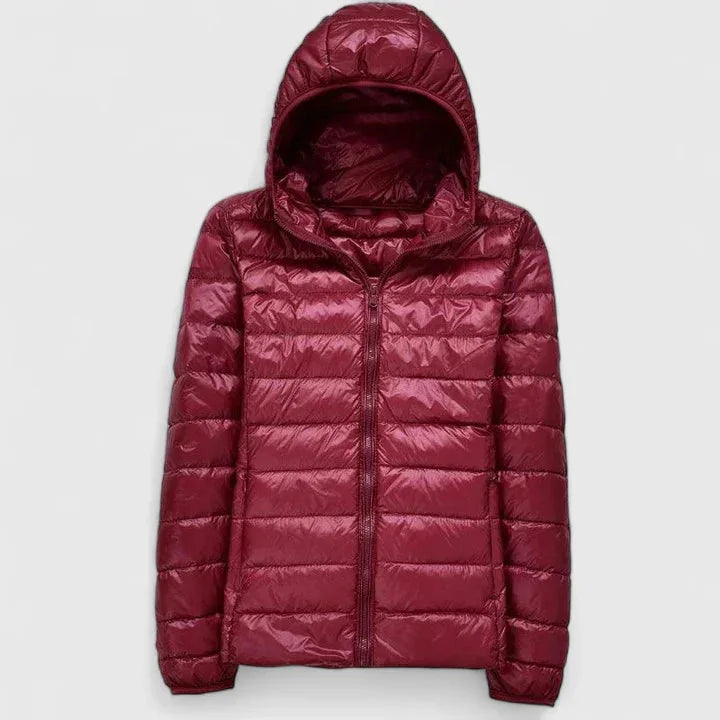 Women's Packable Quilted Zip-Up Puffer Jacket