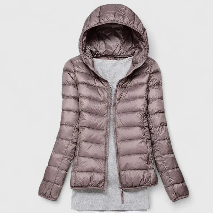 Women's Packable Quilted Zip-Up Puffer Jacket