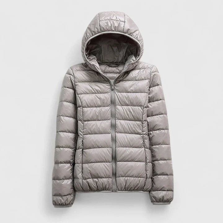 Women's Packable Quilted Zip-Up Puffer Jacket