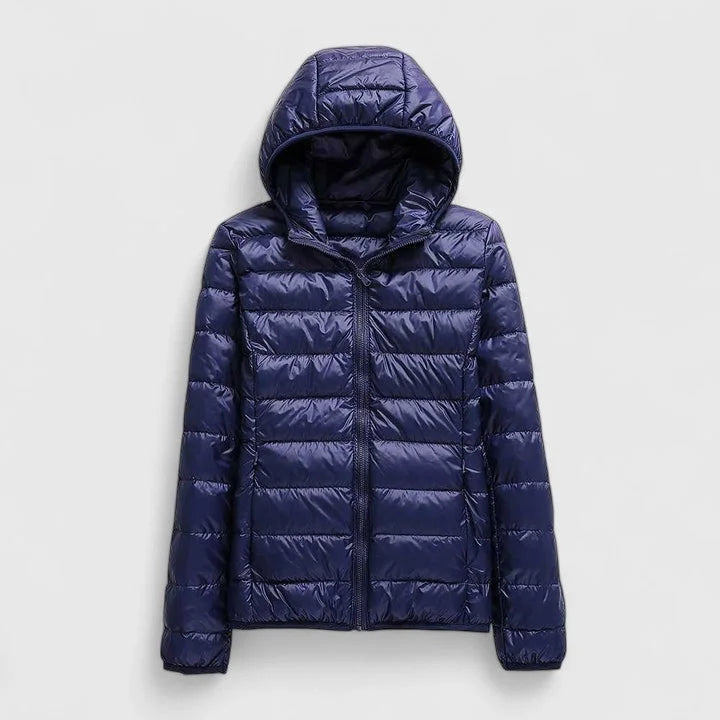 Women's Packable Quilted Zip-Up Puffer Jacket