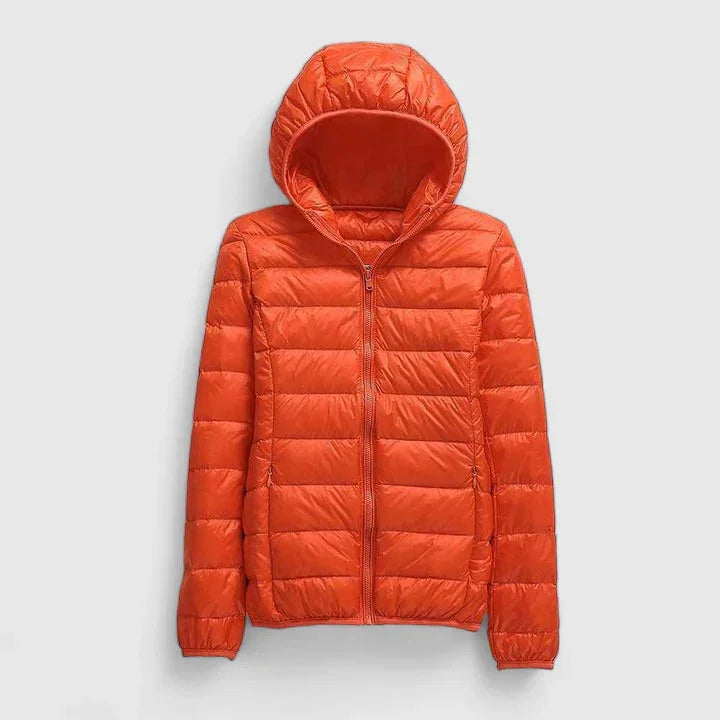 Women's Packable Quilted Zip-Up Puffer Jacket