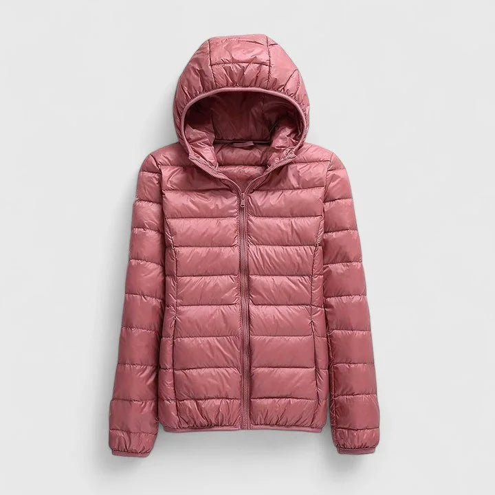 Women's Packable Quilted Zip-Up Puffer Jacket