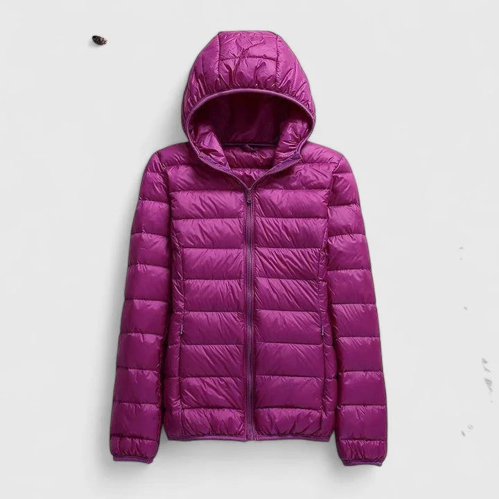 Women's Packable Quilted Zip-Up Puffer Jacket