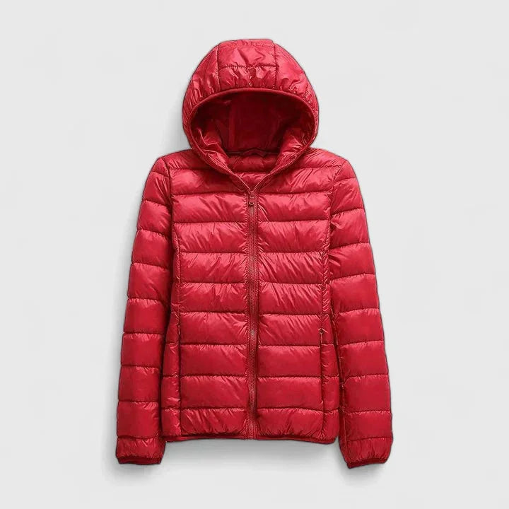 Women's Packable Quilted Zip-Up Puffer Jacket