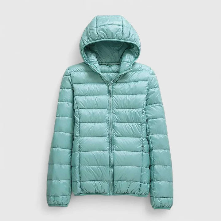 Women's Packable Quilted Zip-Up Puffer Jacket