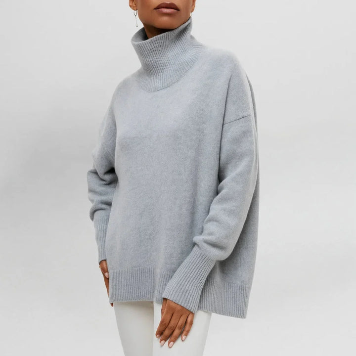 Women's Knit Roll Neck Jumper – Collar