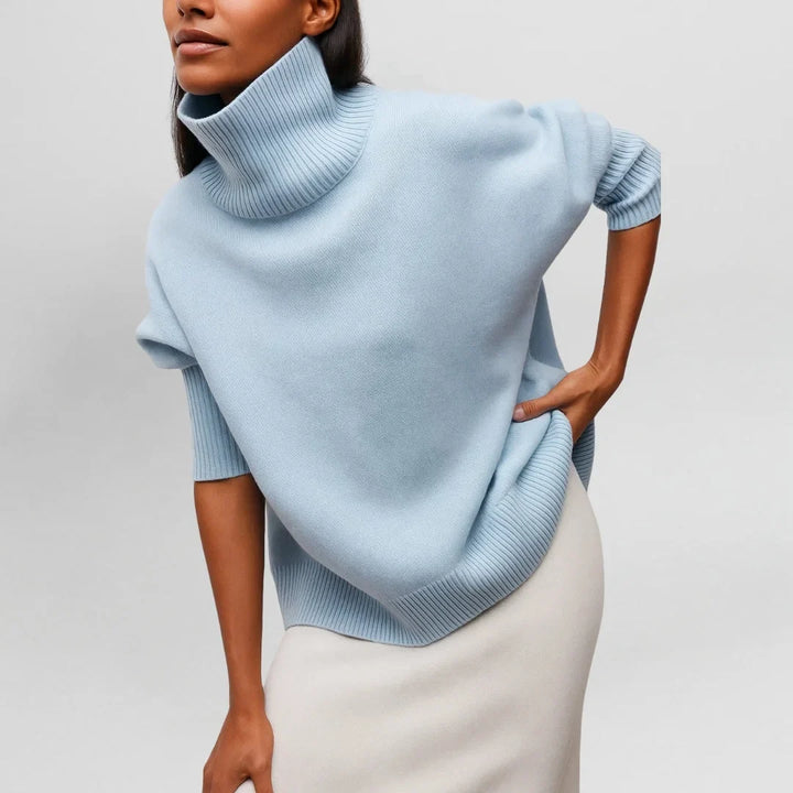 Women's Knit Roll Neck Jumper – Collar
