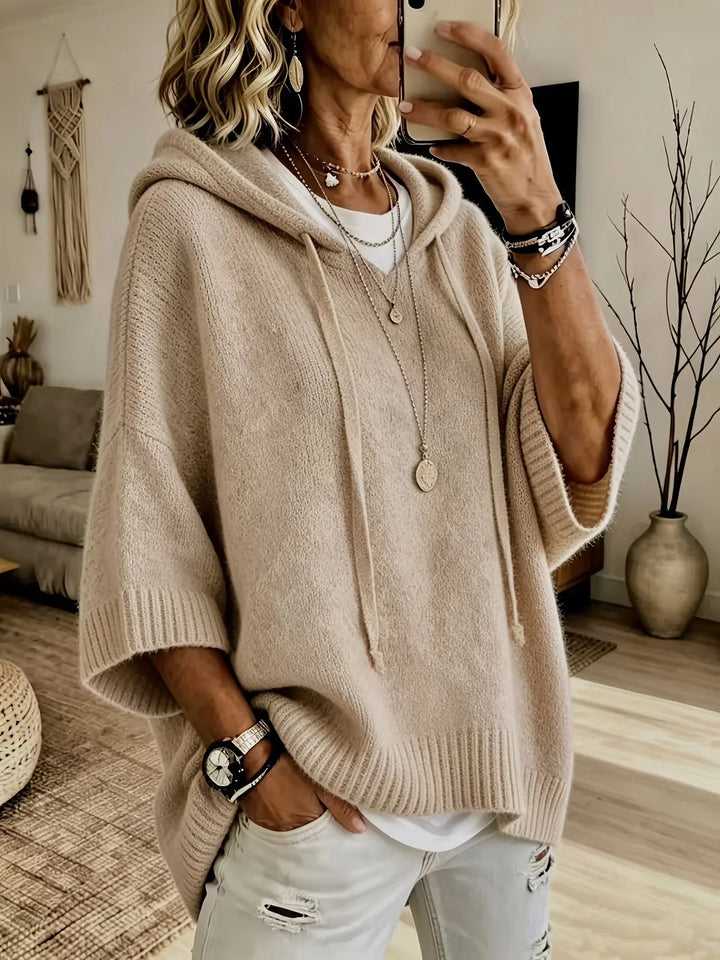 Women's Oversized Jumper, Drawstring Hood