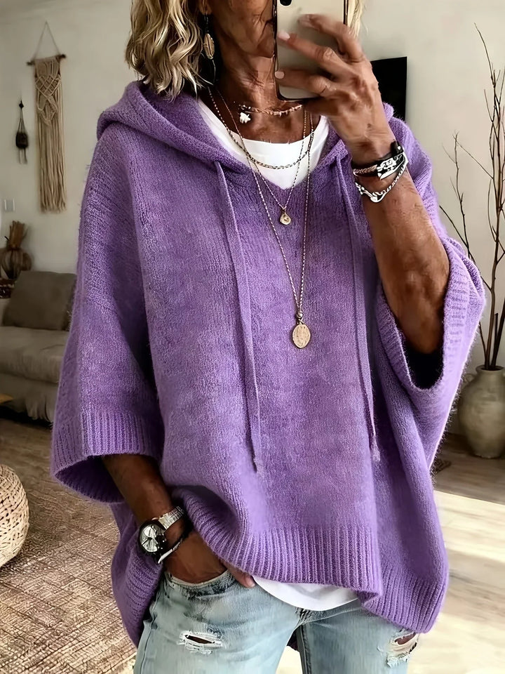 Women's Oversized Jumper, Drawstring Hood