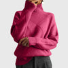Women's Turtleneck Jumper, Cosy Chunky Oversized Knit