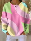 Women's Crew Neck Ribbed Knit Sweater